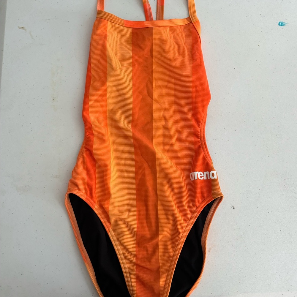 Barena Kids Orange One Piece Swimsuit